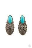 Rural Roadrunner - Brass Paparazzi Earrings