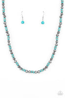 ZEN You Least Expect It - Blue Paparazzi Necklace