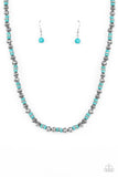 ZEN You Least Expect It - Blue Paparazzi Necklace