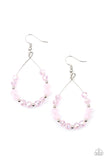 Wink Wink - Pink Paparazzi Earrings