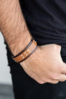 Blaze A Trail - Brown Paparazzi Urban Bracelet
