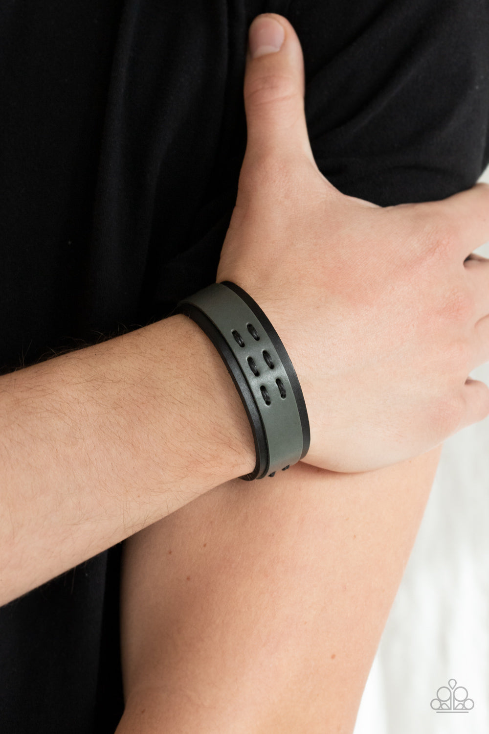Blaze A Trail - Black Paparazzi Bracelet