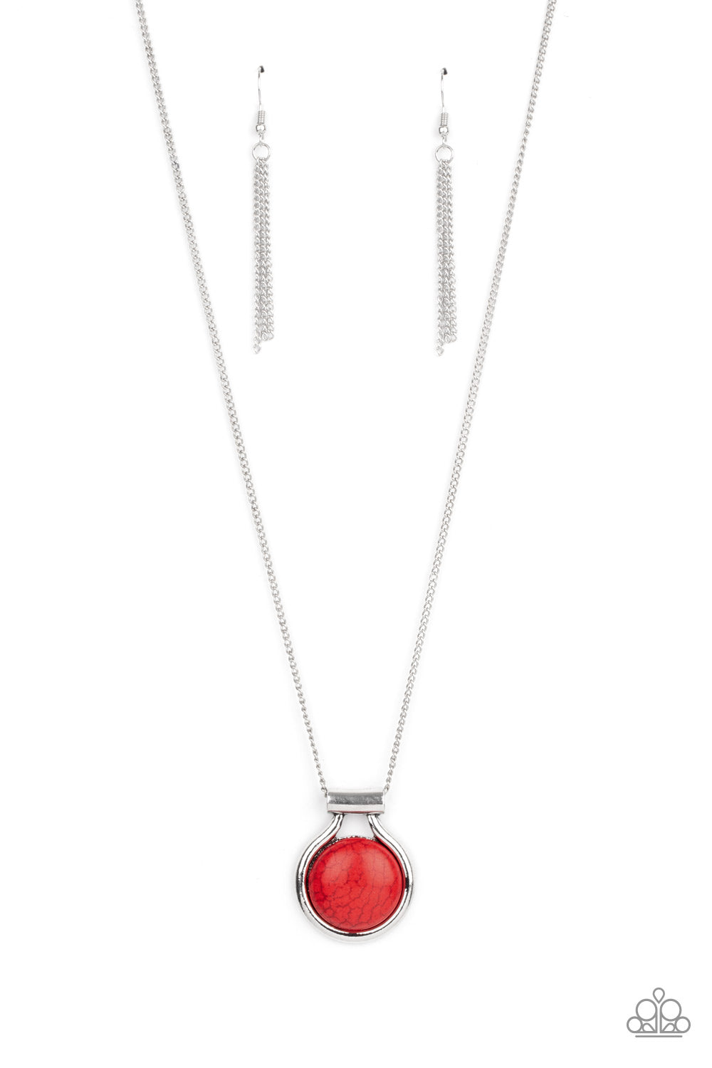 Patagonian Paradise - Red Paparazzi Necklace