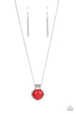 Patagonian Paradise - Red Paparazzi Necklace