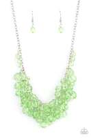 Let The Festivities Begin - Green Paparazzi Necklace
