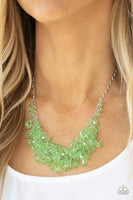 Let The Festivities Begin - Green Paparazzi Necklace