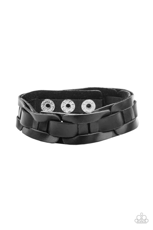 Garage Band Grunge Black Paparazzi Urban Bracelet