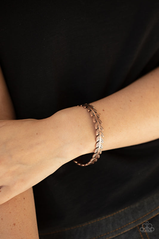 Laurel Groves - Copper Paparazzi Cuff Bracelet