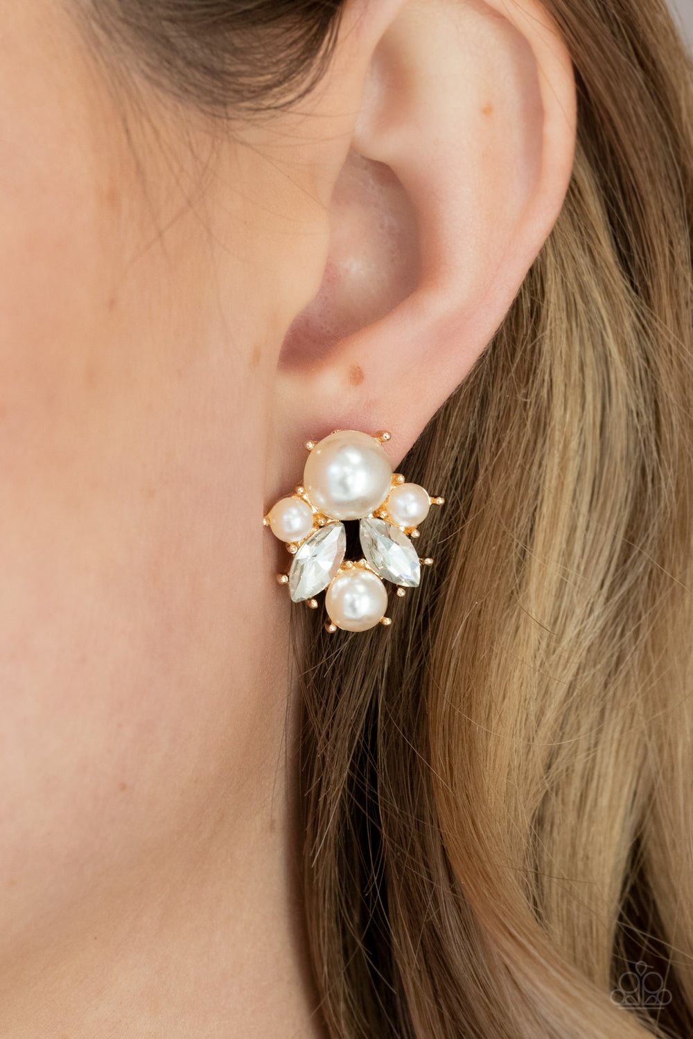 Royal Reverie - Gold Paparazzi Earrings