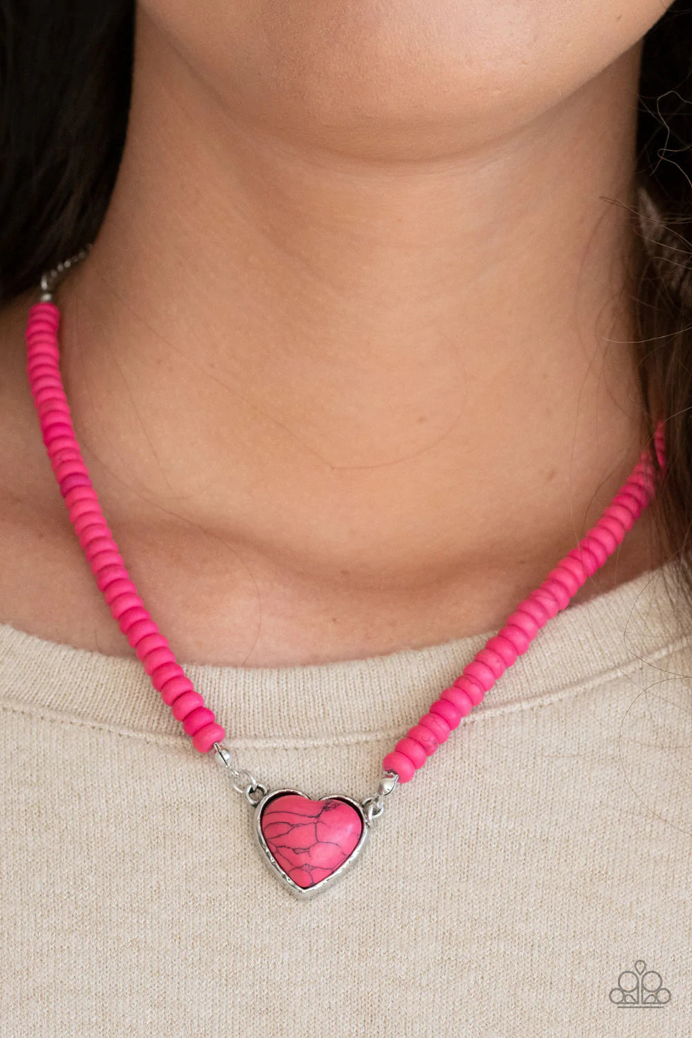 Country Sweetheart Pink Paparazzi Necklace