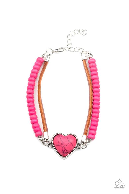 Charmingly Country Pink Paparazzi Bracelet