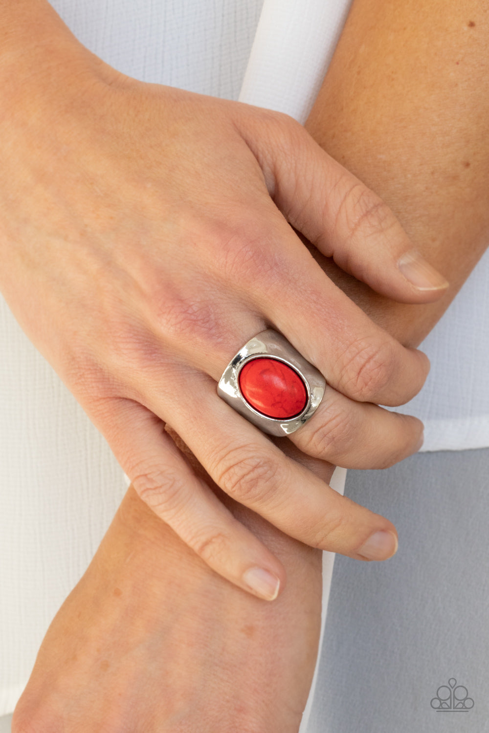 Elemental Essence - Red Paparazzi Ring