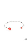 Romantically Rustic - Red Paparazzi Cuff Bracelet