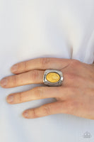 Elemental Essence - Yellow Paparazzi Ring