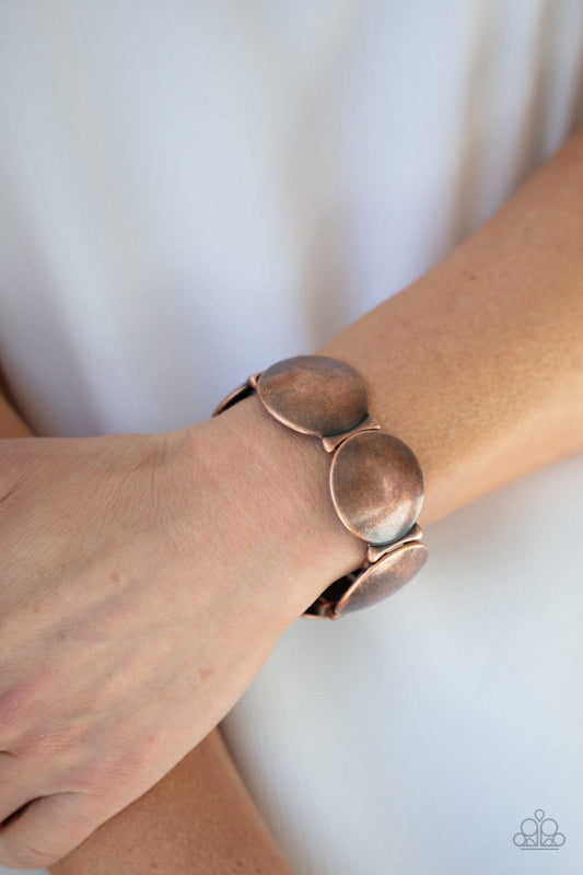 Going, Going, GONG! Copper Paparazzi Bracelet