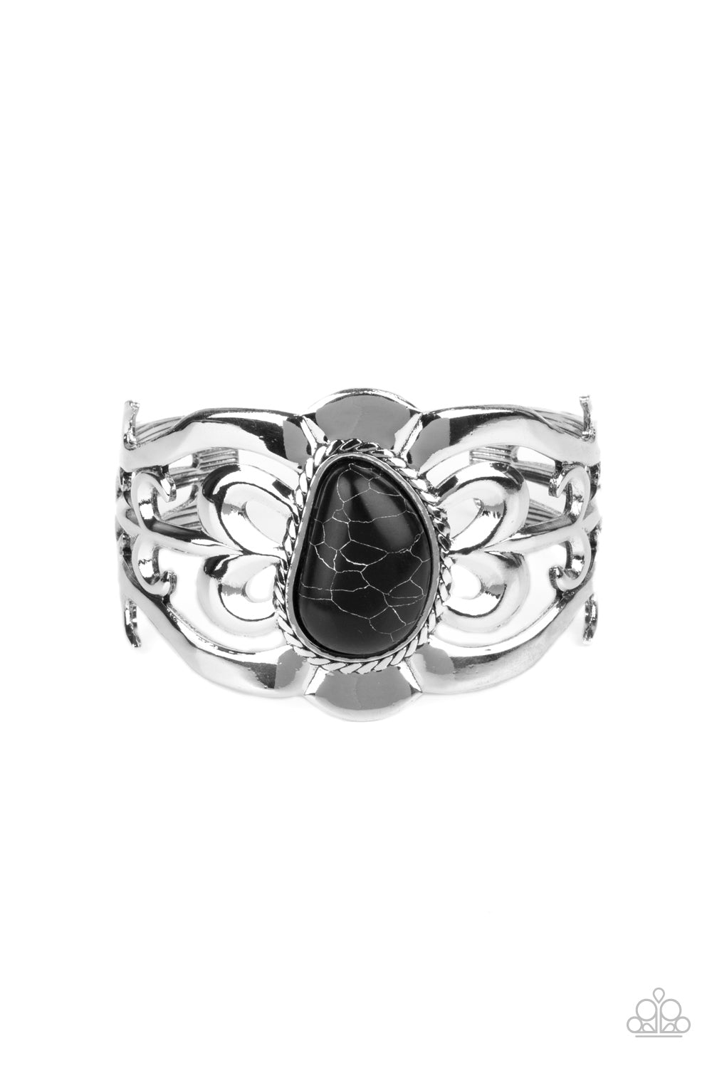 The MESAS are Calling - Black Paparazzi Cuff Bracelet