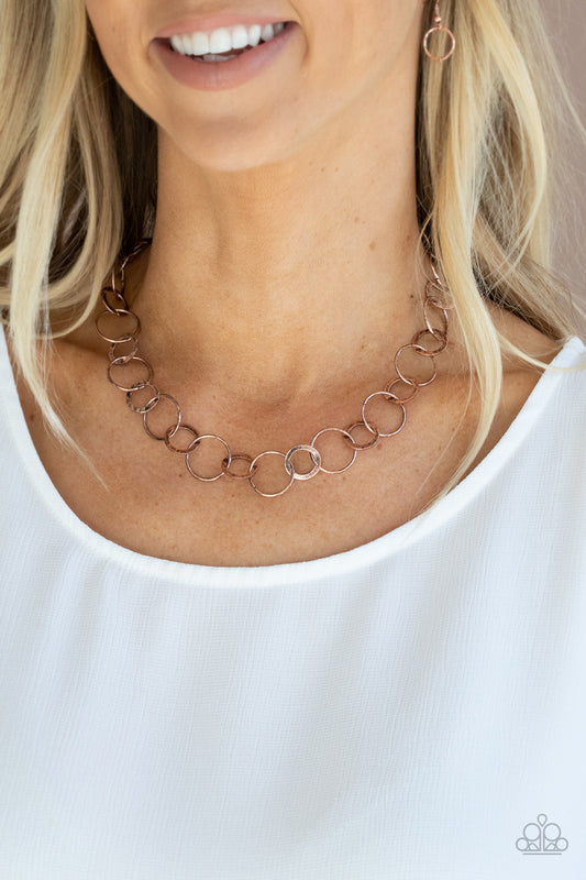 Revolutionary Radiance - Copper Paparazzi Necklace