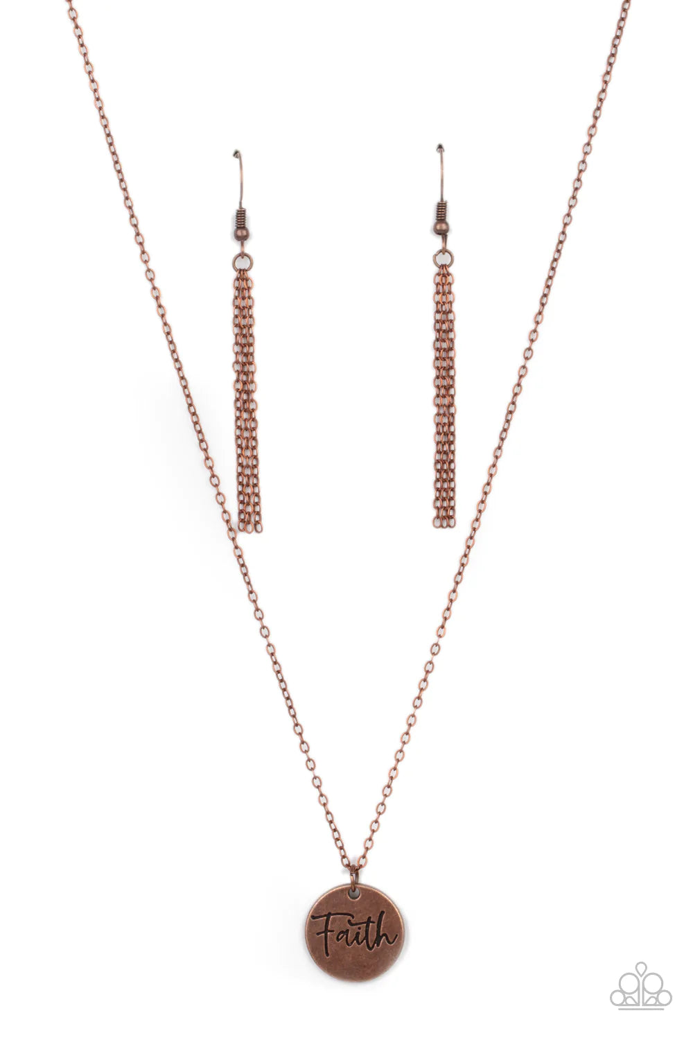 Choose Faith Copper Paparazzi Necklace