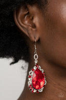 Royal Recognition - Red Paparazzi Earrings