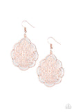 Tour de Taj Mahal - Rose Gold Paparazzi Earrings
