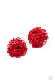 Pretty in Posy - Red Paparazzi Hair Bow