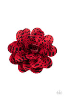 Patterned Paradise - Red Paparazzi Hair Bow