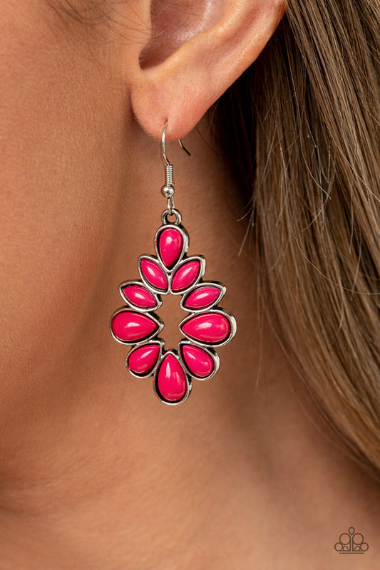 Burst Into TEARDROPS - Pink Paparazzi Earrings