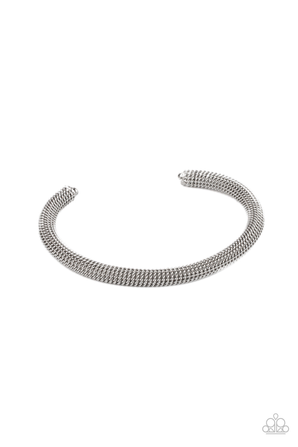 Metro Machiavellian - Silver Paparazzi Bracelet