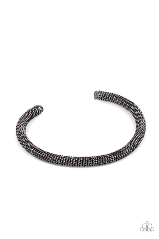 Metro Machiavellian - Black Paparazzi Bracelet