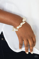 Imperfectly Perfect - White Paparazzi Bracelet