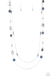 Gala Goals - Blue Paparazzi Necklace