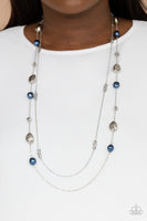 Gala Goals - Blue Paparazzi Necklace