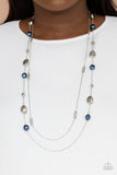 Gala Goals - Blue Paparazzi Necklace
