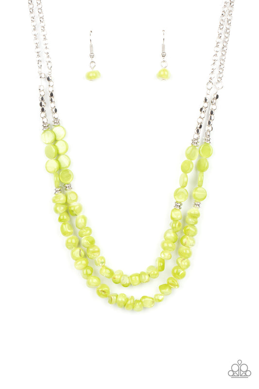 Staycation Status - Green Paparazzi Necklace