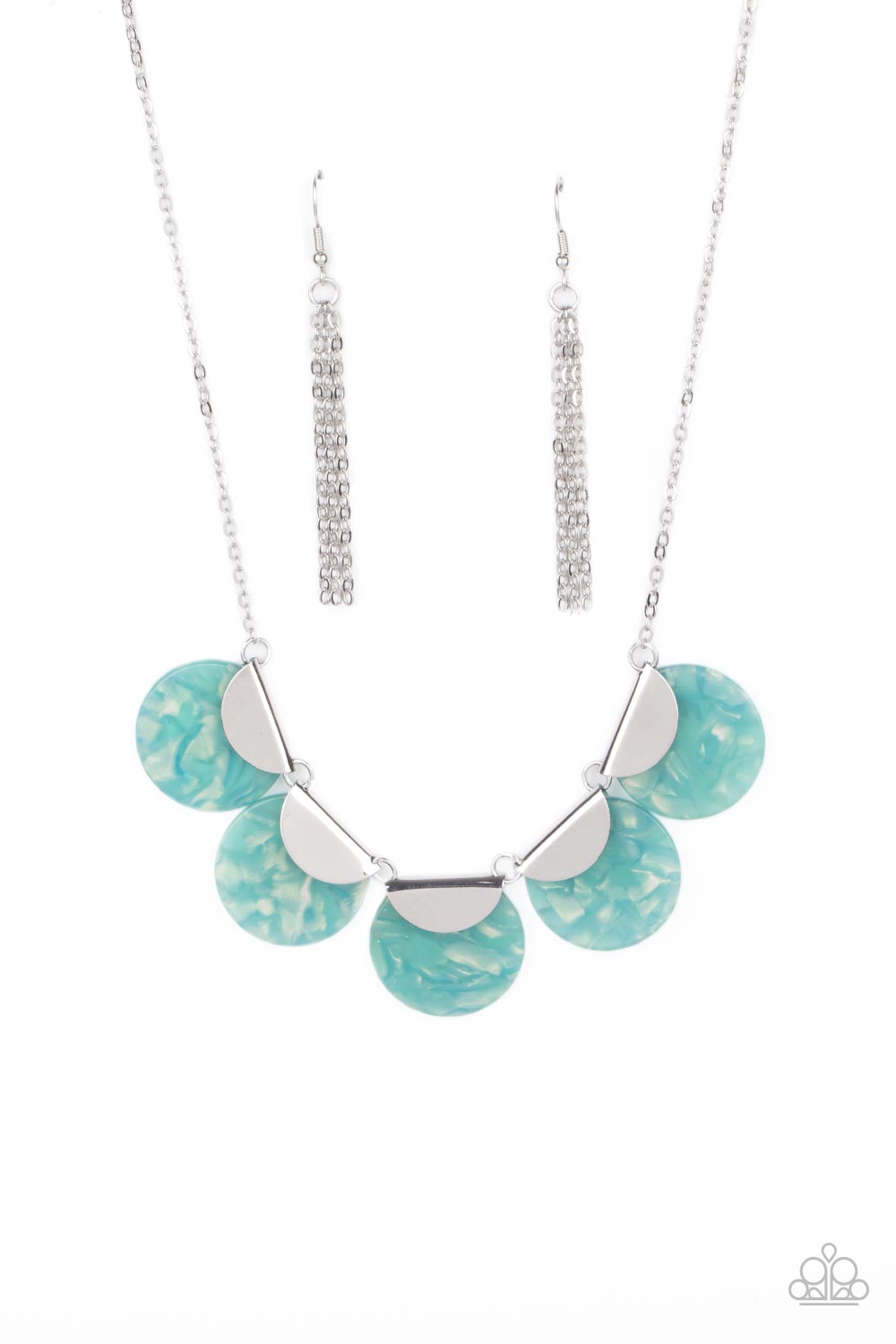 Mermaid Oasis - Blue Paparazzi Necklace