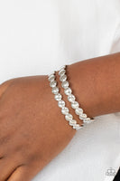 On The Spot Shimmer - Silver Paparazzi Cuff Bracelet