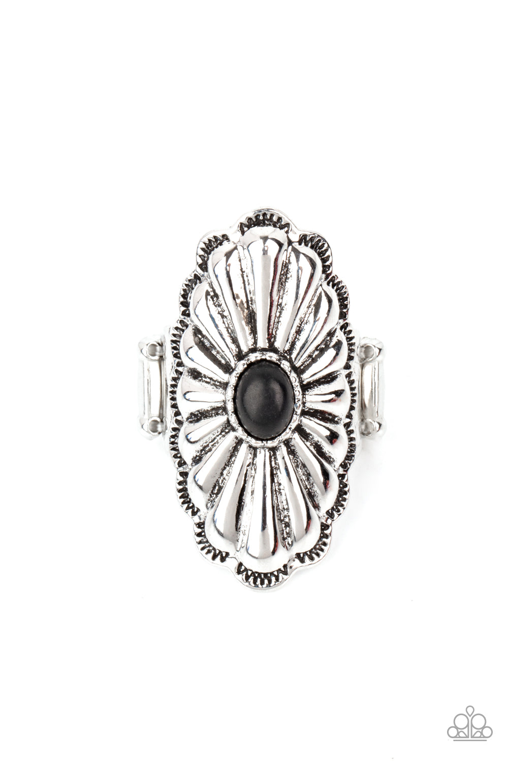 Cottage Couture - Black Paparazzi Ring