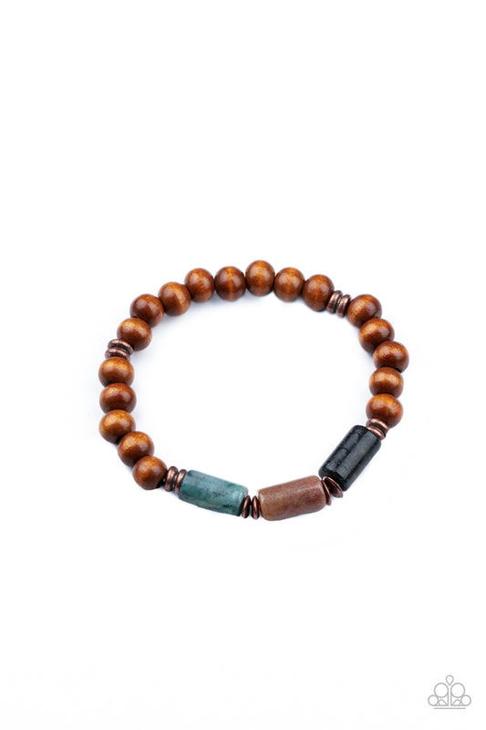 ZEN Most Wanted - Copper Paparazzi Urban Bracelet