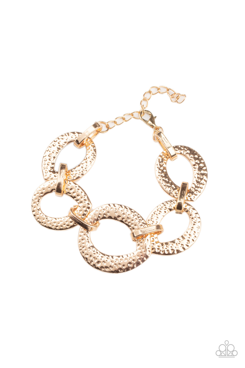 STEEL The Show - Gold Paparazzi Bracelet