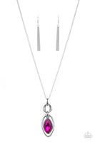 Glamorously Glaring - Pink Paparazzi Necklace