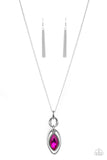 Glamorously Glaring - Pink Paparazzi Necklace
