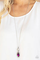 Glamorously Glaring - Pink Paparazzi Necklace