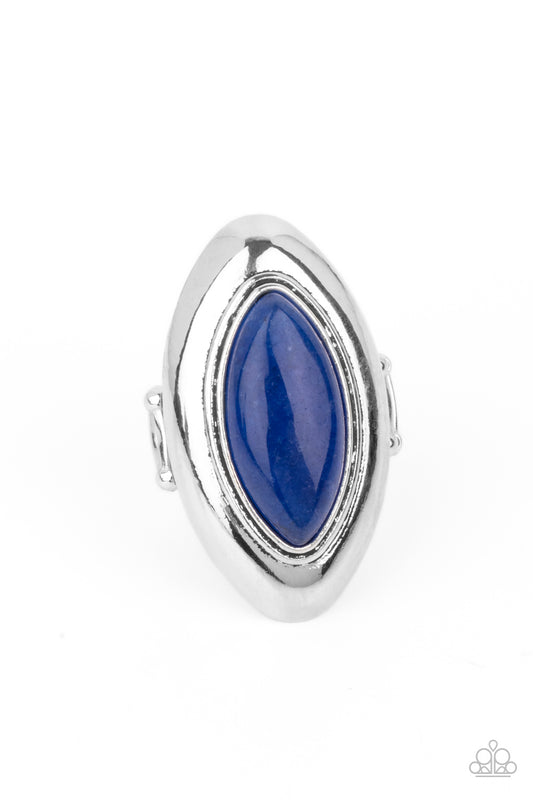 Sahara Seer - Blue Paparazzi Ring