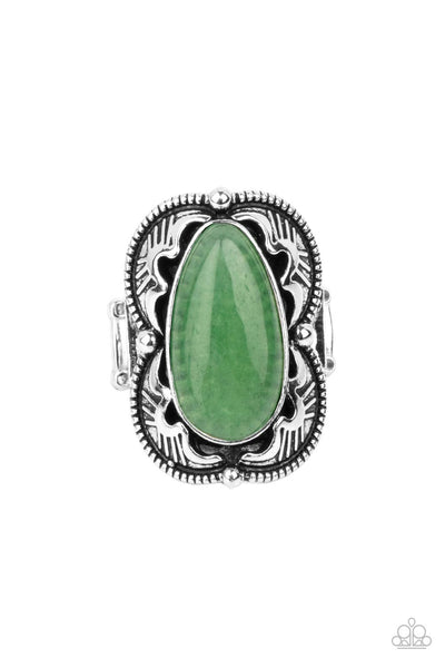 Mystical Mambo - Green Paparazzi Ring