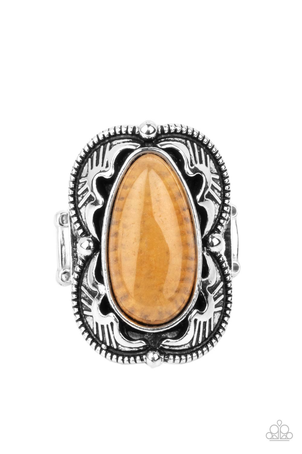 Mystical Mambo - Orange Paparazzi Ring