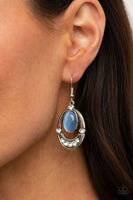 Serene Shimmer - Blue Paparazzi Earrings