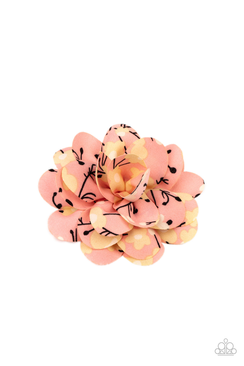 Springtime Eden - Orange Paparazzi Hair Bow