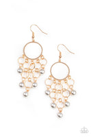 When Life Gives You Pearls - Gold Paparazzi Earrings