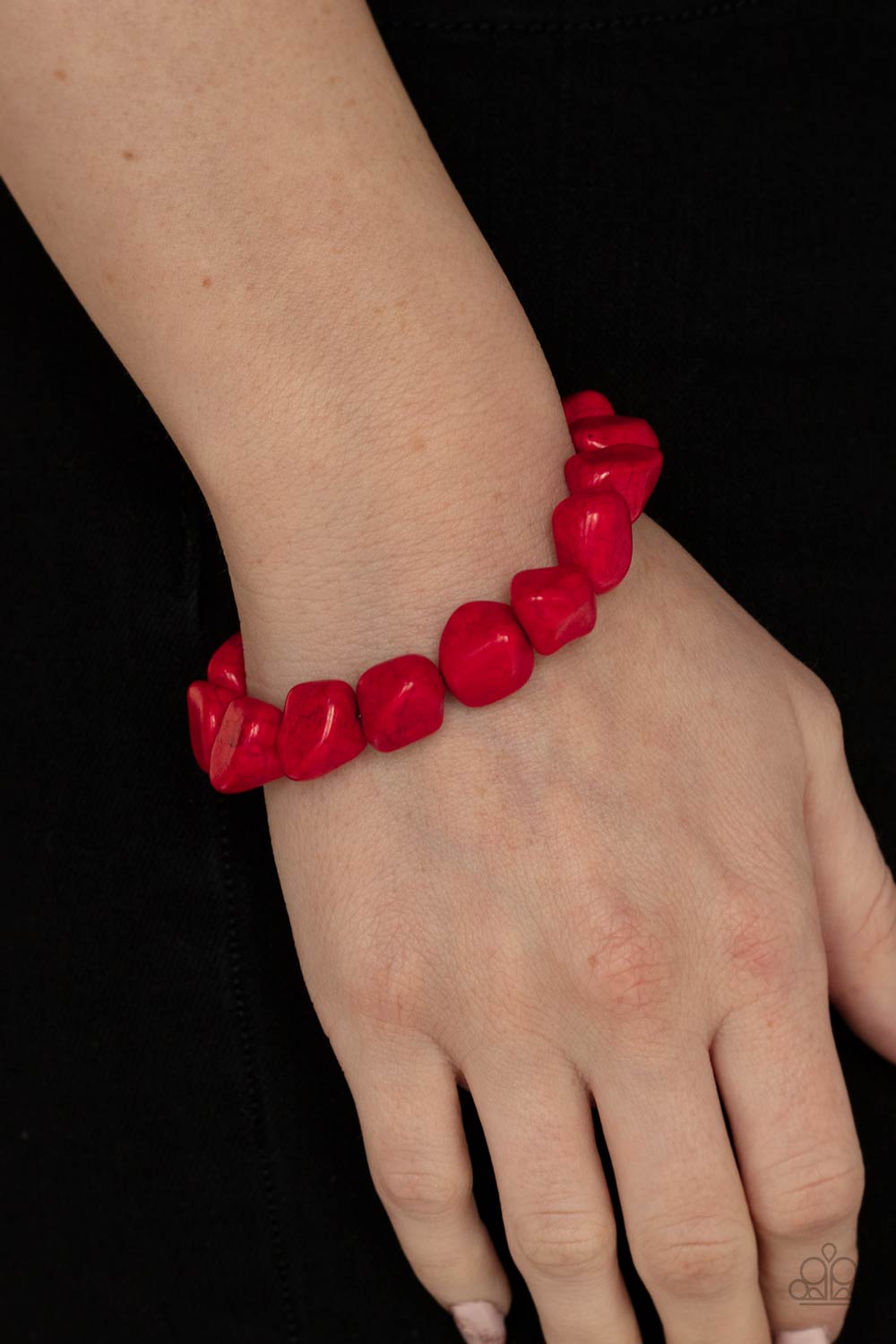 Prehistoric Paradise - Red Paparazzi Bracelet
