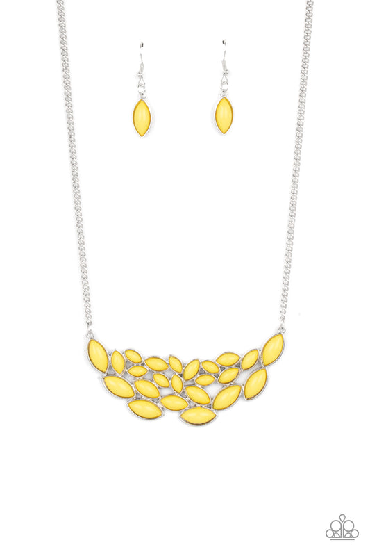 Eden Escape - Yellow Paparazzi Necklace